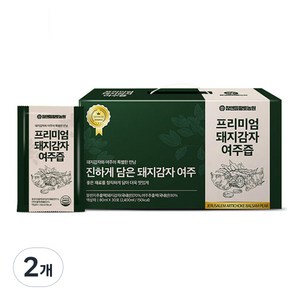 참앤들황토농원 프리미엄 돼지감자 여주즙 30p, 2.4L, 2개