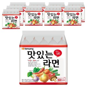 삼양 맛있는라면 115g, 10개, (1팩)