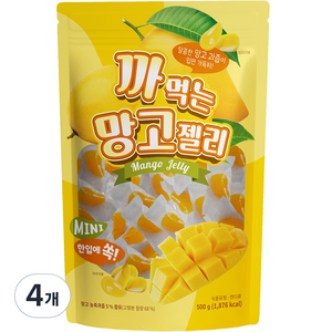 까먹는 망고젤리 100개입, 500g, 4개