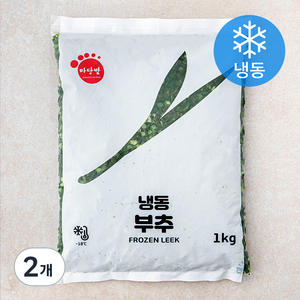 마당발 부추 (냉동), 1kg, 2개