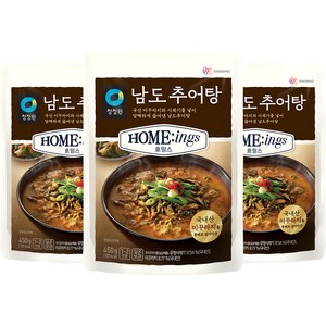 청정원 호밍스 남도추어탕, 450g, 3개