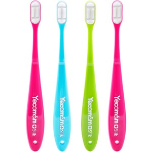 예꼬맘 실크 어린이용 칫솔 2단계, 혼합색상, 1개입, 4개