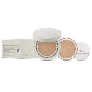 [비건뷰티] 숨37도 스킨스테이 소프트 글로우 쿠션 파운데이션 본품 13g + 리필 13g, 2호내추럴베이지, 1개