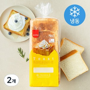 삼립 6쪽 식빵 (냉동), 996g, 2개