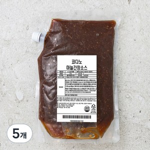 코다노 마늘간장 소스, 2kg, 5개