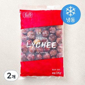 열대과일 리치 (냉동), 1kg, 2개