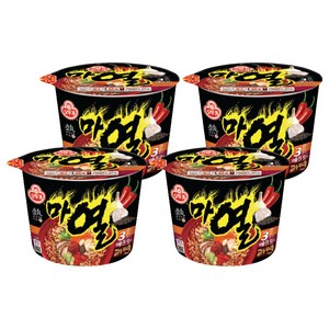 오뚜기 마열 라면 105g, 4개