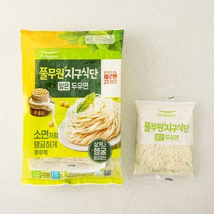풀무원 지구식단 얇은 두유면, 150g, 3개
