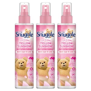스너글 멜로우선샤인 퀵드라이 섬유탈취제, 150ml, 3개