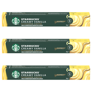 스타벅스 네스프레소 크리미 바닐라향 캡슐커피, 5.1g, 10개입, 3개