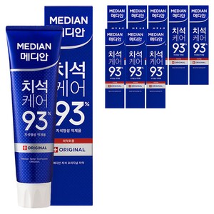 메디안 치석케어 오리지널 치약, 120g, 9개