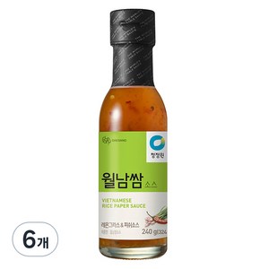 청정원 월남쌈 소스, 6개, 240g