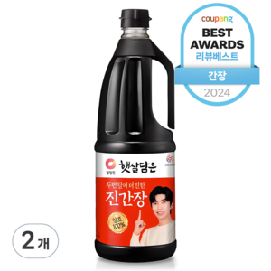 햇살담은 두번달여더진한 진간장, 1.7L, 2개