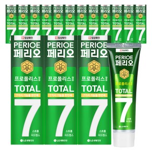 페리오 토탈7프로 스트롱 어드밴스 치약, 120g, 15개