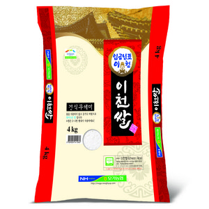 모가농협 2025년 햅쌀 씻어나온 임금님표 이천쌀, 4kg, 특등급, 1개