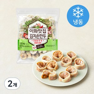 세미원 이화맛집 김치손만두 (냉동), 1.51kg, 2개