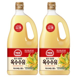 해표 옥수수유, 1.8L, 2개