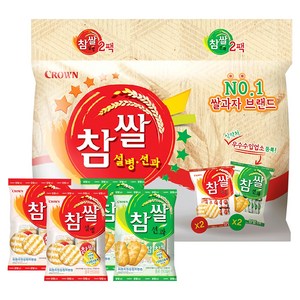 크라운 참쌀 설병 128g x 2p + 선과 115g x 2p, 486g, 1개