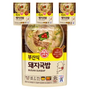 오뚜기 부산식 돼지국밥, 500g, 4개