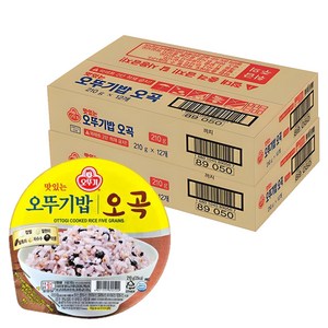 오뚜기 오곡밥, 210g, 24개