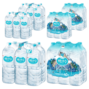 백산수 무라벨 생수 2L 18p + 백산수 2L 18p