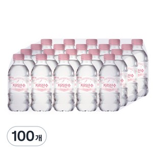 지리산수 무라벨, 330ml, 100개