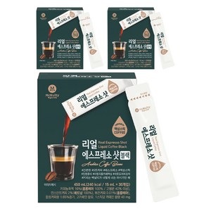 맥널티커피 리얼 에스프레소 샷 블랙 액상 스틱 커피