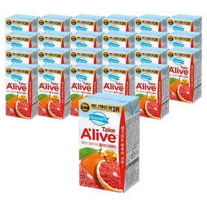 덴마크 테이크 얼라이브 블러드오렌지 주스, 120ml, 24개