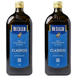 데체코 올리오 엑스트라 버진 디 올리바 올리브오일, 1L, 2개