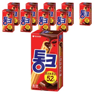 오리온 통크 초코, 45g, 10개