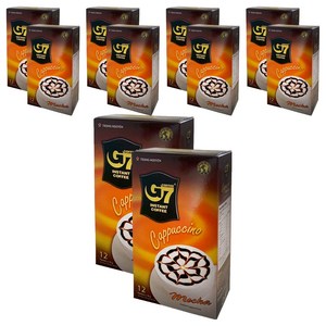 G7 카푸치노 모카 커피믹스