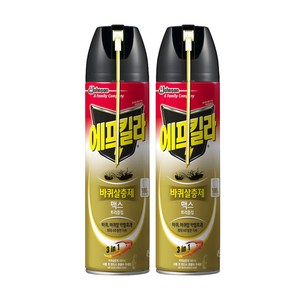 에프킬라 바퀴살충제 맥스 트리플킬, 500ml, 2개