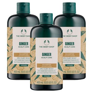 더바디샵 진저 스캘프 케어 샴푸, 400ml, 3개