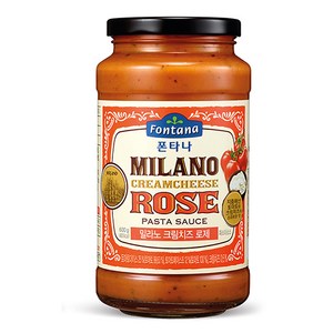 폰타나 밀라노 크림치즈 로제 파스타소스, 600g, 1개