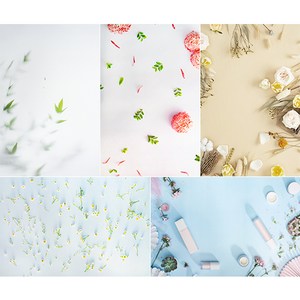 마다메이드 감성 플라워 패턴 양면 배경지 5종 세트