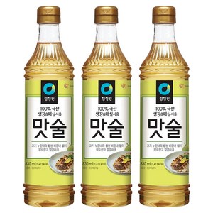 청정원 맛술, 830ml, 3개