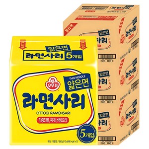 오뚜기 라면사리 얇은면 110g, 120개, (5팩 X 8개 X 3박스)
