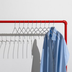 마와 논슬립 실루엣라이트 42FT 셔츠 옷걸이, 펄실버, 10개