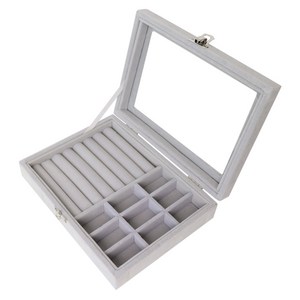 하늬통상 쥬얼리 악세서리 보관함, 그레이 E, 1개