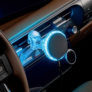 벤딕트 차량용 맥세이프 무선 충전 거치대 Qi2.2 25W 루나 파이온 클립패키지, 화이트, VDT-Q13W