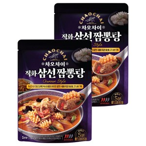 차오차이 직화 삼선 짬뽕탕, 450g, 2개