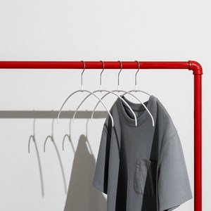 마와 논슬립 옷걸이 이코노믹라이트 40PT, 화이트, 4개