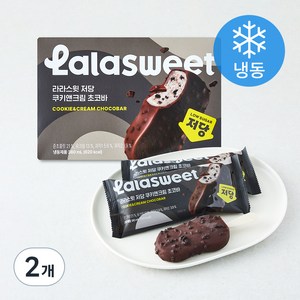 라라스윗 저당 쿠키앤크림 초코바 (냉동)