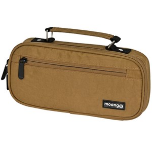 뭉구 손잡이 펜파우치, 브라운, 1개