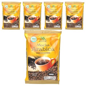 커피케이케이 모카 아라비카 자판기용 커피믹스, 800g, 1개입, 5개