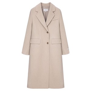 온앤온 여성용 클래식 테일러드 카라 핸드메이드 울코트 NEW3WHA29