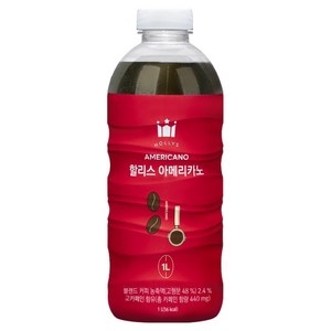 할리스 아메리카노, 1L, 1개입, 1개