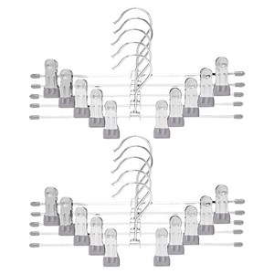 코멧 홈 논슬립 코팅 회전형 치마바지걸이, 그레이, 10개