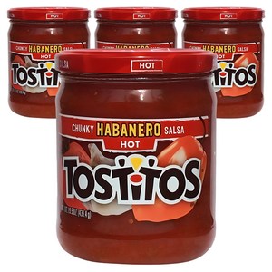 토스티토스 하바네로 살사소스, 439.4g, 4개