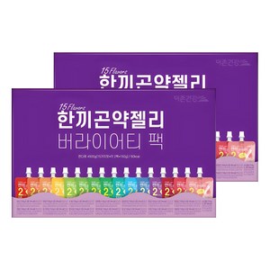 더존건강 한끼 곤약젤리 버라이어티 팩 30개입, 4.5kg, 2세트